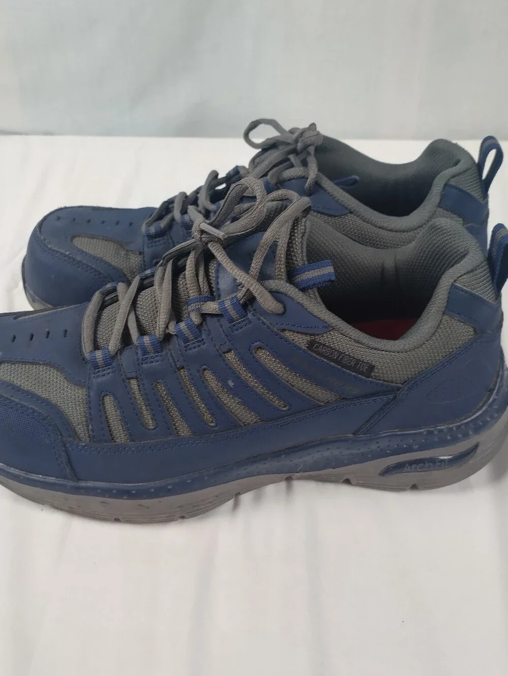 Skechers Mens 10.5 Work Arch Fit Riggit Carbon Composite Toe Work Safety Shoe